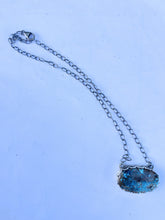 Load image into Gallery viewer, Navajo Carico Lake Turquoise And Sterling Silver Necklace By Emer Thompson