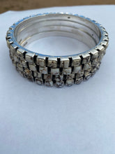 Load image into Gallery viewer, Handmade 6mm Wild Horse &amp; Sterling Silver 8 inch Bangle Bracelet