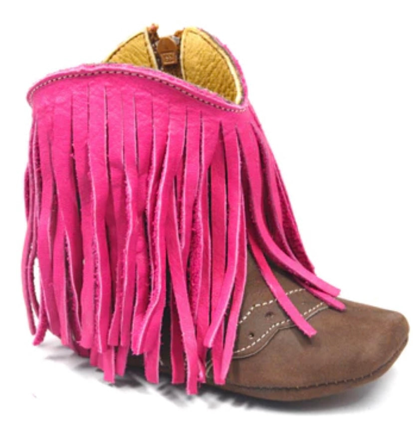 Infant sale fringe boots