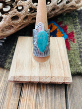 Load image into Gallery viewer, Navajo Sterling Silver &amp; Turquoise Thunderbird Ring
