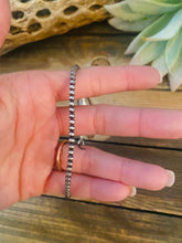 Load image into Gallery viewer, Navajo Sterling Silver Pearl 3mm Beaded Bracelet