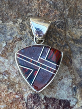 Load image into Gallery viewer, Navajo Fire Opal Pendant