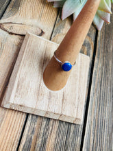 Load image into Gallery viewer, Navajo Denim Lapis &amp; Sterling Silver Ring