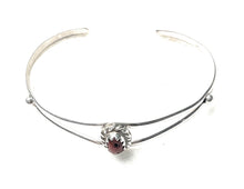 Load image into Gallery viewer, Navajo Sterling Silver And Coral Baby Cuff Bracelet