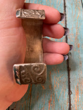Load image into Gallery viewer, Navajo Sterling Silver Butterfly Bracelet Stamped And Signed