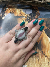 Load image into Gallery viewer, Handmade Tourmaline Quartz Adjustable Ring