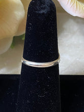 Load image into Gallery viewer, Old Pawn Turquoise Sterling silver Circle Ring Size 6.25