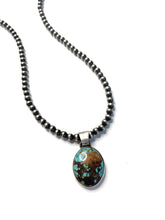 Load image into Gallery viewer, Navajo Turquoise And Sterling Silver Pendant