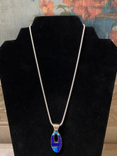 Load image into Gallery viewer, Navajo Lapis, Turquoise, Blue Opal Pendant