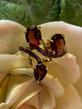 Load image into Gallery viewer, Garnet Ruby Sterling Ring 6