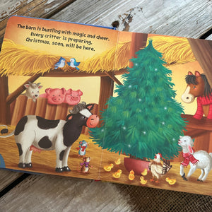 CHRISTMAS Book - Christmas On The Farm (A Holiday Padded Board Book)