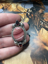 Load image into Gallery viewer, Handmade Rhodonite Adjustable Ring
