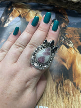 Load image into Gallery viewer, Handmade Tourmaline Quartz Adjustable Ring
