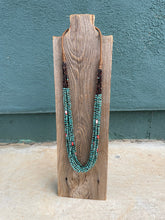Load image into Gallery viewer, Navajo Turquoise, Spiny And Heishi Ten Strand Beaded Necklace