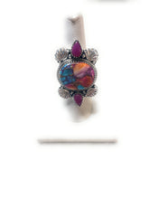 Load image into Gallery viewer, Handmade Pink Dream &amp; Pink Onyx Adjustable Ring