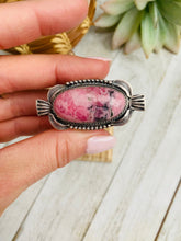 Load image into Gallery viewer, Navajo Rhodochrosite And Sterling Silver Ring Size 9 Signed