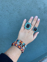 Load image into Gallery viewer, Navajo Made Beaded Leather Bracelet