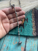 Load image into Gallery viewer, Navajo Sterling Silver Beaded Rosary Style Necklace