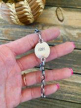 Load image into Gallery viewer, Navajo Pink Dream Mohave &amp; Sterling Silver Link  Bracelet