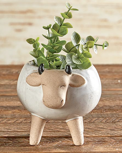 Plant Pot - Mini Cow/Tall Legs