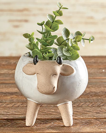Plant Pot - Mini Cow/Tall Legs